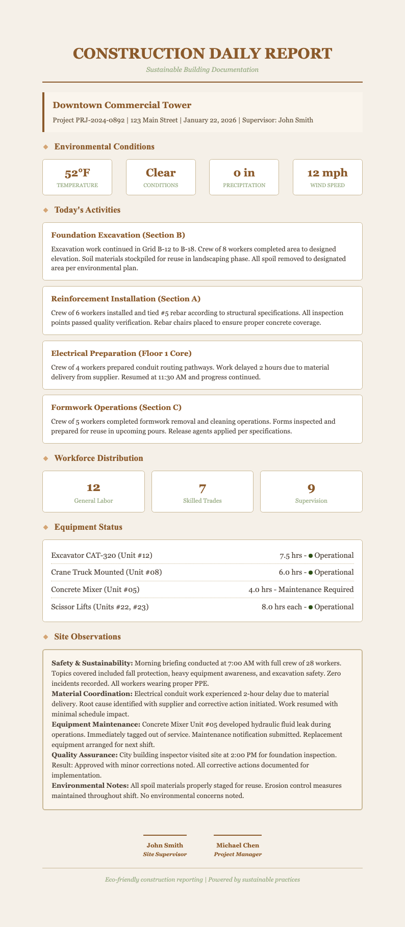 Earthy natural construction report